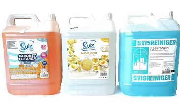 Set produse curățenie, Thomas Maister, săpun lichid 5L, soluție parchet 5L, soluție geamuri 5L