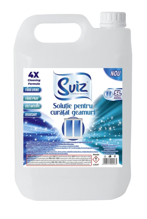 Solutie pentru curățat geamuri 5 L